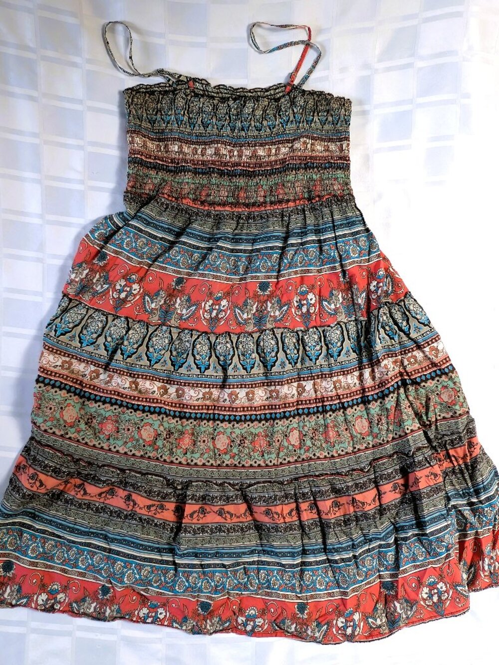 WOMEN'S DRESS BY MUDD SIZE MEDIUM COTTON SUMMER WEAR CUTE FASHION STYLE